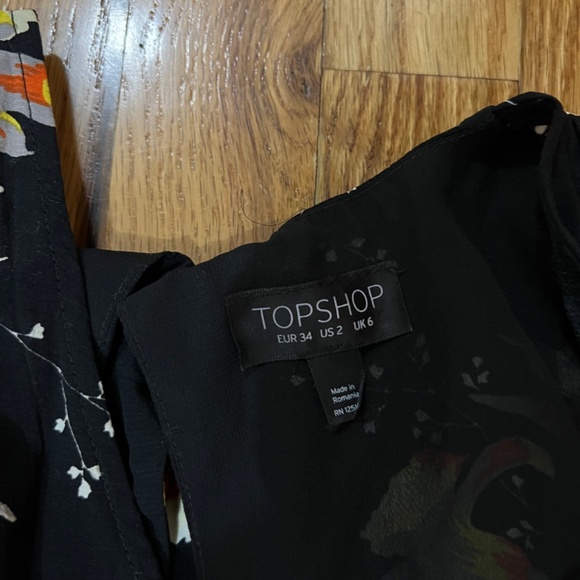 Topshop Black Romper - Picture 3 of 3